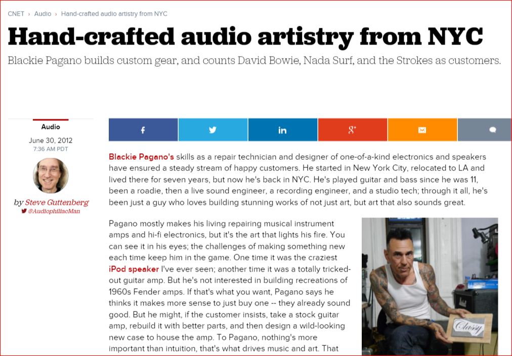 audiophiliac article